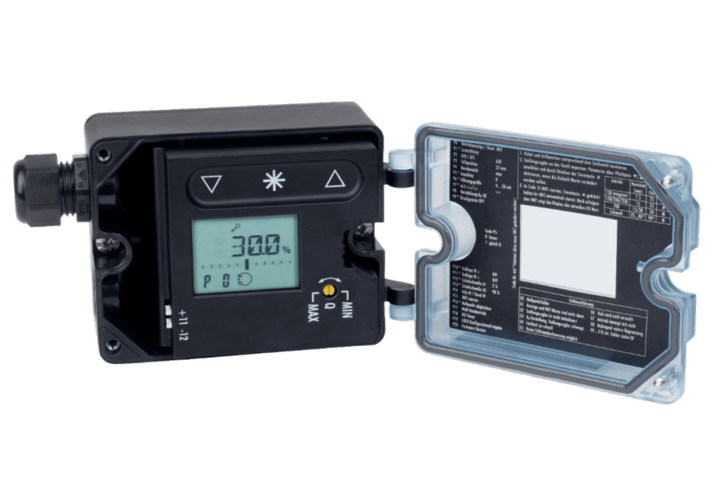 Imagem de um posicionador eletropneumático modelo 3725 da Samson.